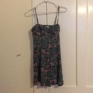 Spaghetti strap mini summer dress